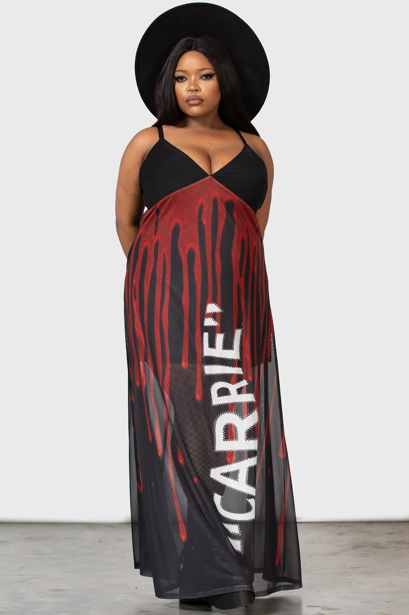 Warned Maxi Dress [PLUS]