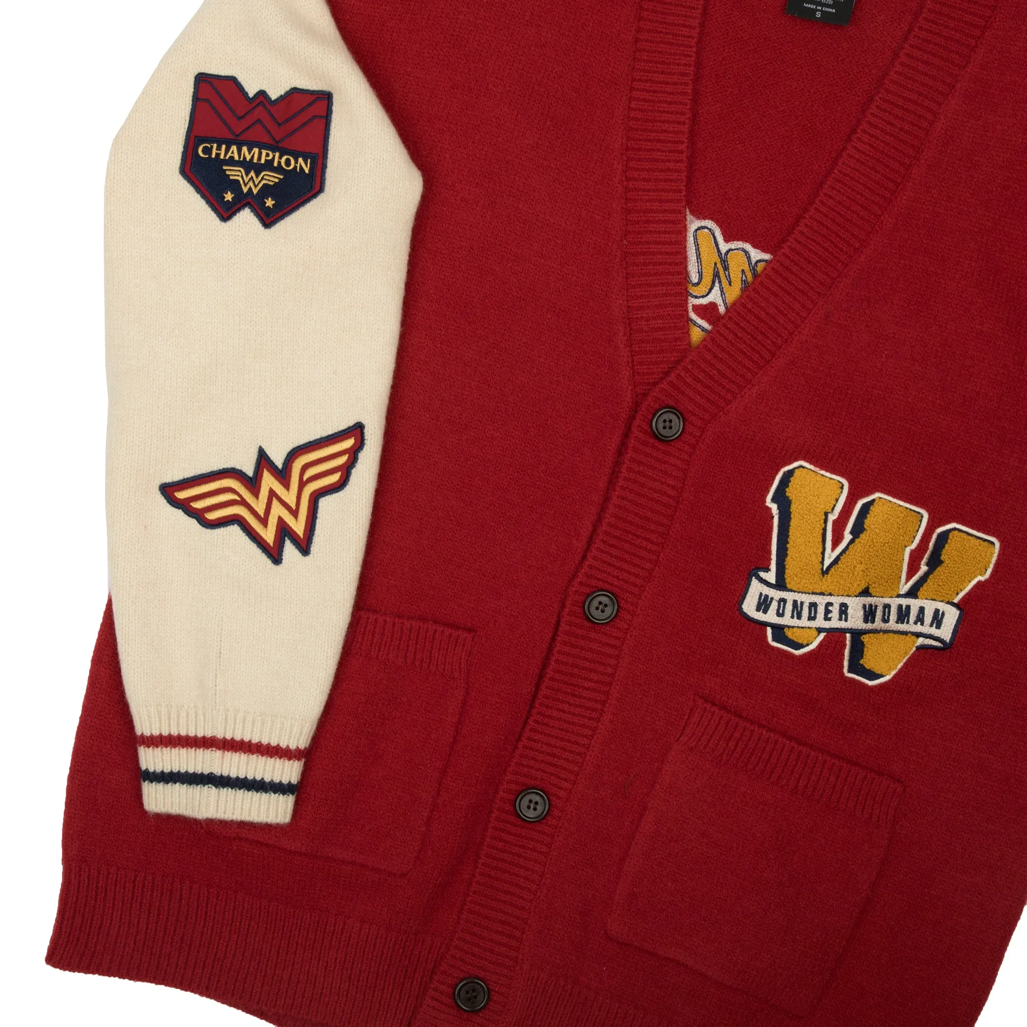 Wonder Woman Varsity Cardigan