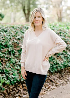 X Cream of the Crop V-Neck Sweater